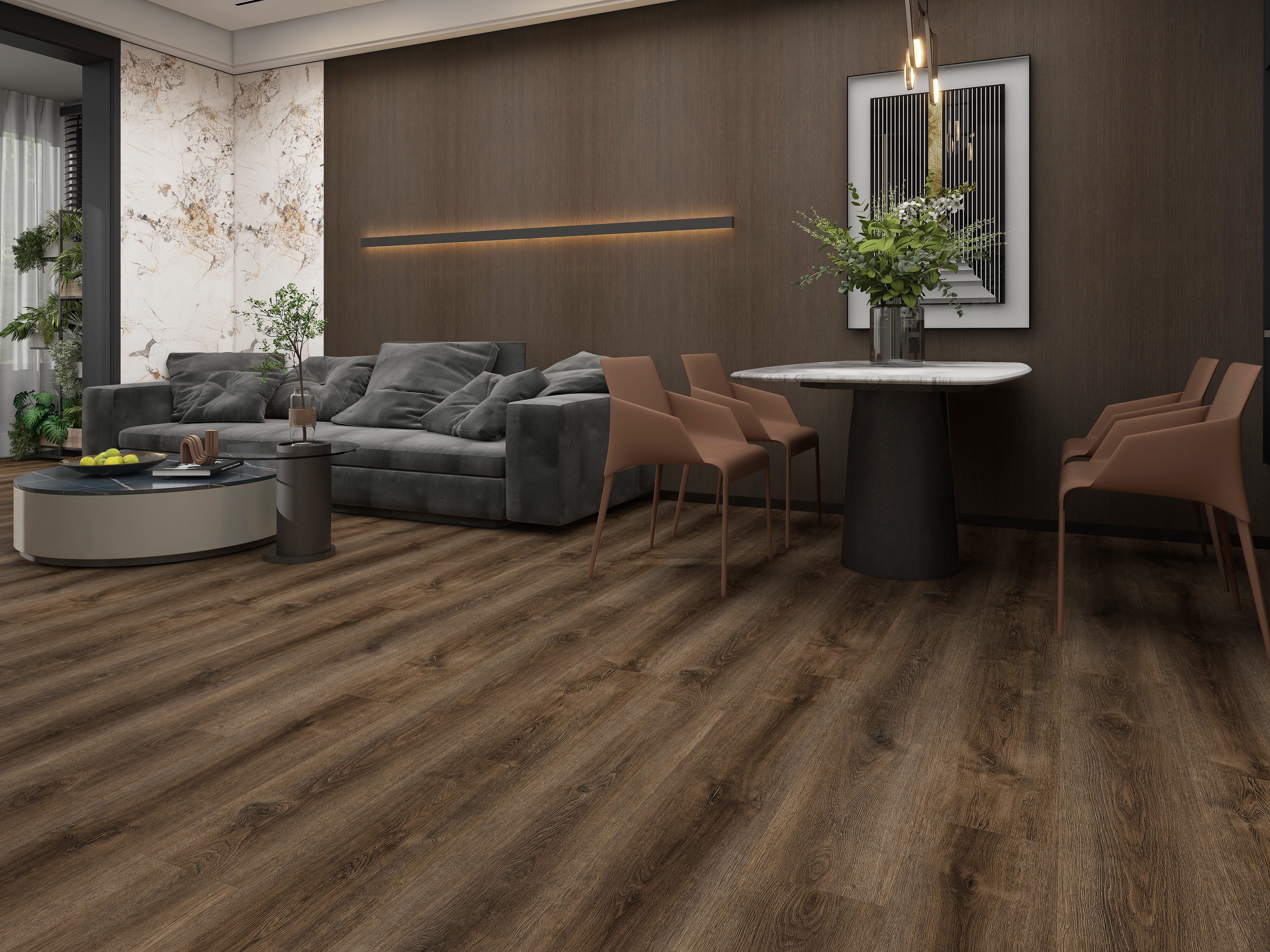 Luxury Vinyl - SmartDrop Elite 9 - Millshade - Fuzion Flooring